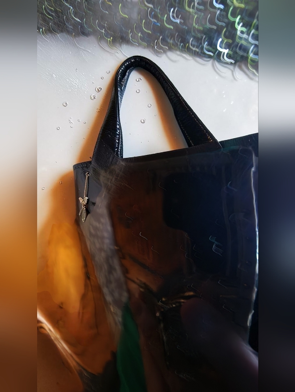 Jimmy Choo Parfums Black Patent Tote Bag - Picture 13 of 15